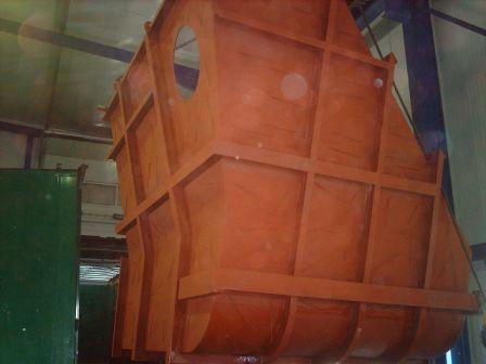 Fertigung der Rauchgaskanäle